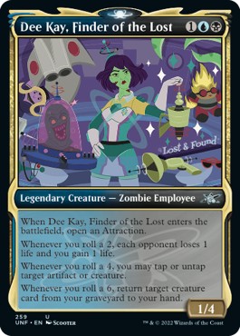 Dee Kay, Finder of the Lost (V.1)⁣ - Unfinity: Extras⁣ (Uncommon)⁣ [259]