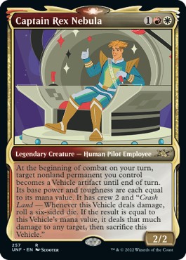 Captain Rex Nebula (V.1)⁣ - Unfinity: Extras⁣ (Rare)⁣ [257]