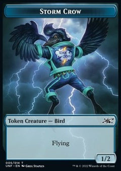 Storm Crow Token (Blue 1/2)⁣ - Unfinity: Extras⁣ (Token)⁣ [T 5]
