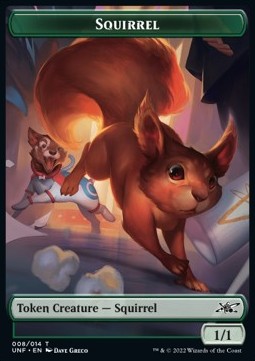 Squirrel Token (Green 1/1)⁣ - Unfinity: Extras⁣ (Token)⁣ [T 8]