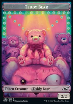 Teddy Bear Token (Pink 2/2)⁣ - Unfinity: Extras⁣ (Token)⁣ [T 9]