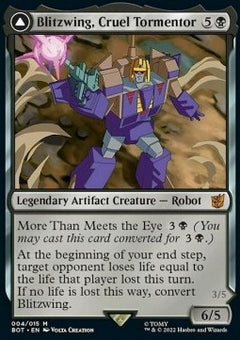 Blitzwing, Cruel Tormentor // Blitzwing, Adaptive Assailant (V.1)⁣ - Universes Beyond: Transformers⁣ (Mythic)⁣ [4]
