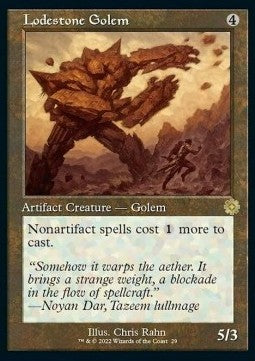 Lodestone Golem (V.1)⁣ - Retro Frame Artifacts⁣ (Rare)⁣ [29]