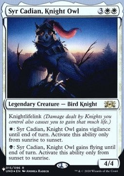 Syr Cadian, Knight Owl⁣ - The List⁣ (Rare)⁣ [15]