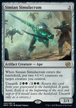 Simian Simulacrum⁣ - The Brothers' War⁣ (Rare)⁣ [205]