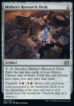 Mishra's Research Desk⁣ - The Brothers' War⁣ (Uncommon)⁣ [162]