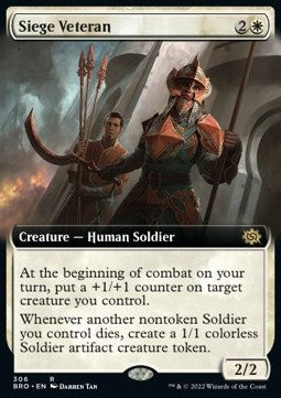 Siege Veteran⁣ - The Brothers' War: Extras⁣ (Rare)⁣ [306]