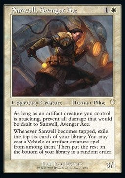 Sanwell, Avenger Ace⁣ - Commander: The Brothers' War⁣ (Rare)⁣ [5]
