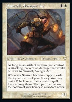 Sanwell, Avenger Ace⁣ - Commander: The Brothers' War⁣ (Rare)⁣ [5]