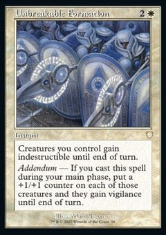 Unbreakable Formation⁣ - Commander: The Brothers' War⁣ (Rare)⁣ [78]