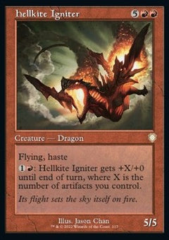 Hellkite Igniter⁣ - Commander: The Brothers' War⁣ (Rare)⁣ [117]