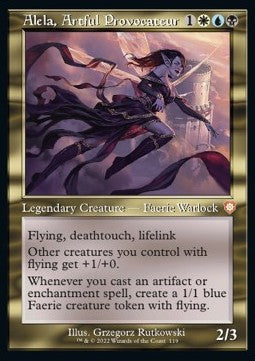 Alela, Artful Provocateur⁣ - Commander: The Brothers' War⁣ (Mythic)⁣ [119]