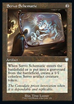 Servo Schematic⁣ - Commander: The Brothers' War⁣ (Uncommon)⁣ [158]