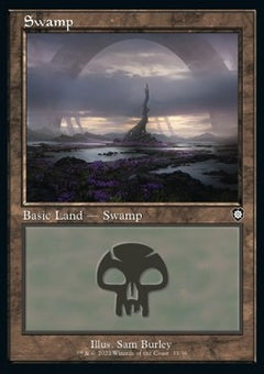 Swamp (V.1)⁣ - Commander: The Brothers' War⁣ (Land)⁣ [33]
