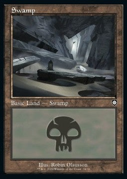 Swamp (V.2)⁣ - Commander: The Brothers' War⁣ (Land)⁣ [34]