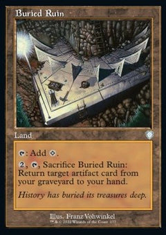 Buried Ruin⁣ - Commander: The Brothers' War⁣ (Uncommon)⁣ [177]