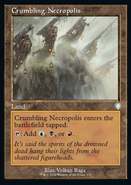 Crumbling Necropolis⁣ - Commander: The Brothers' War⁣ (Uncommon)⁣ [179]