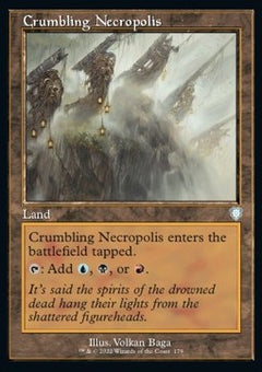 Crumbling Necropolis⁣ - Commander: The Brothers' War⁣ (Uncommon)⁣ [179]