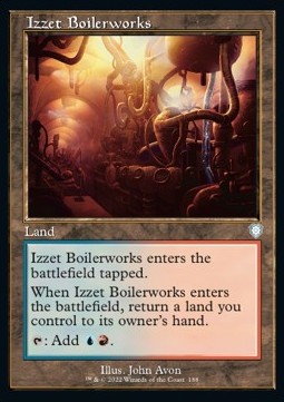 Izzet Boilerworks⁣ - Commander: The Brothers' War⁣ (Uncommon)⁣ [188]