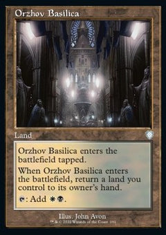 Orzhov Basilica⁣ - Commander: The Brothers' War⁣ (Uncommon)⁣ [191]