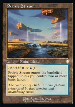 Prairie Stream⁣ - Commander: The Brothers' War⁣ (Rare)⁣ [193]