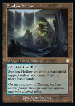 Sunken Hollow⁣ - Commander: The Brothers' War⁣ (Rare)⁣ [204]