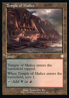 Temple of Malice⁣ - Commander: The Brothers' War⁣ (Rare)⁣ [208]