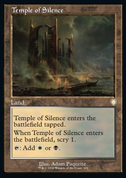 Temple of Silence⁣ - Commander: The Brothers' War⁣ (Rare)⁣ [209]