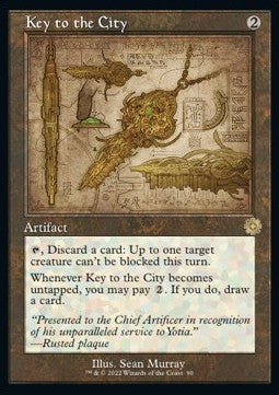Key to the City (V.2)⁣ - Retro Frame Artifacts⁣ (Rare)⁣ [90]