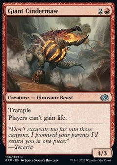Giant Cindermaw⁣ - The Brothers' War⁣ (Uncommon)⁣ [136]