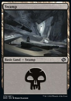 Swamp (V.4)⁣ - The Brothers' War⁣ (Land)⁣ [273]