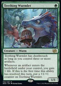 Teething Wurmlet⁣ - The Brothers' War⁣ (Rare)⁣ [192]