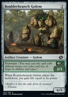 Boulderbranch Golem⁣ - The Brothers' War⁣ (Common)⁣ [197]
