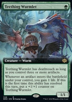 Teething Wurmlet⁣ - The Brothers' War: Extras⁣ (Rare)⁣ [348]