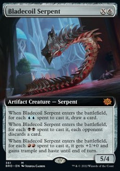 Bladecoil Serpent⁣ - The Brothers' War: Extras⁣ (Mythic)⁣ [361]
