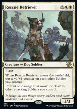 Rescue Retriever (V.1)⁣ - The Brothers' War: Extras⁣ (Rare)⁣ [288]
