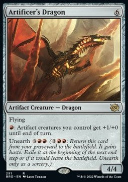 Artificer's Dragon (V.1)⁣ - The Brothers' War: Extras⁣ (Rare)⁣ [291]