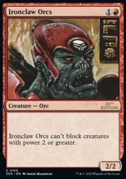 Ironclaw Orcs (V.1)⁣ - 30th Anniversary Edition⁣ (Common)⁣ [155]
