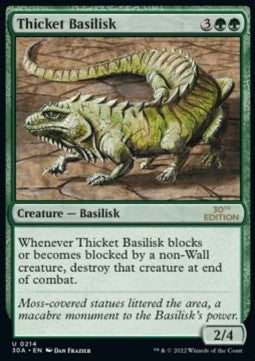 Thicket Basilisk (V.1)⁣ - 30th Anniversary Edition⁣ (Uncommon)⁣ [214]