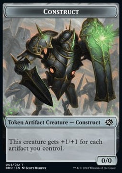 Construct Token (A 0/0) // Servo Token (A 1/1)⁣ - Commander: The Brothers' War: Extras⁣ (Token)⁣ [T 5/13]