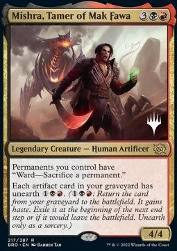 Mishra, Tamer of Mak Fawa (V.2)⁣ - The Brothers' War: Promos⁣ (Rare)⁣ [217]