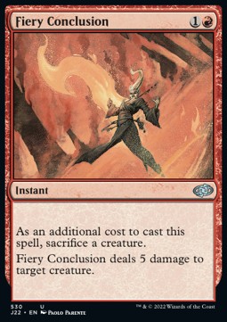 Fiery Conclusion⁣ - Jumpstart 2022⁣ (Uncommon)⁣ [530]