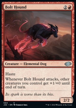 Bolt Hound⁣ - Jumpstart 2022⁣ (Uncommon)⁣ [504]