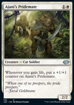 Ajani's Pridemate⁣ - Jumpstart 2022⁣ (Uncommon)⁣ [142]