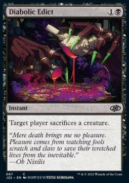 Diabolic Edict⁣ - Jumpstart 2022⁣ (Common)⁣ [67]