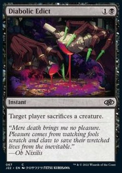Diabolic Edict⁣ - Jumpstart 2022⁣ (Common)⁣ [67]