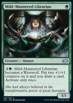 Mild-Mannered Librarian⁣ - Jumpstart 2022⁣ (Uncommon)⁣ [41]