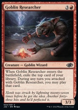 Goblin Researcher⁣ - Jumpstart 2022⁣ (Common)⁣ [34]