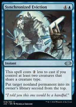 Synchronized Eviction⁣ - Jumpstart 2022⁣ (Uncommon)⁣ [18]