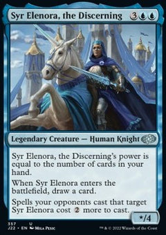 Syr Elenora, the Discerning⁣ - Jumpstart 2022⁣ (Uncommon)⁣ [357]